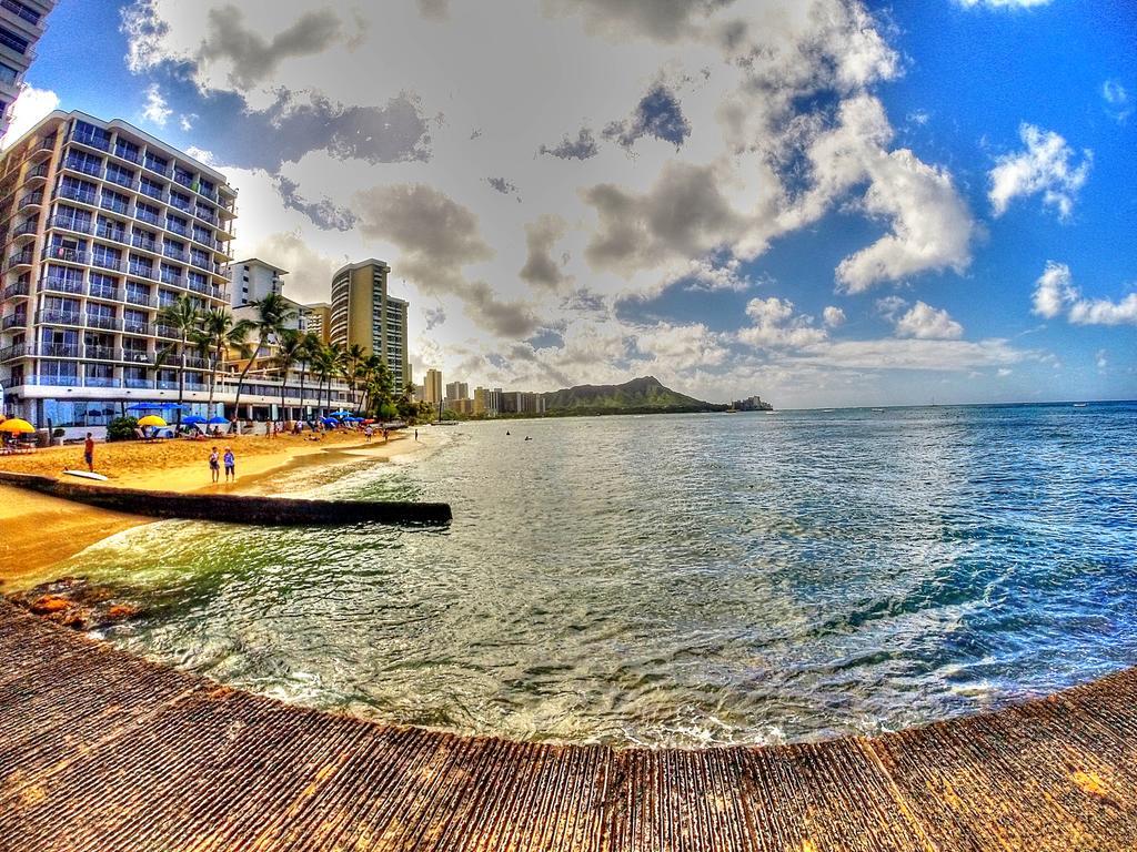 Апартаменти Waikiki Shore 515 Beachfront & Upgrade Гонолулу Екстер'єр фото