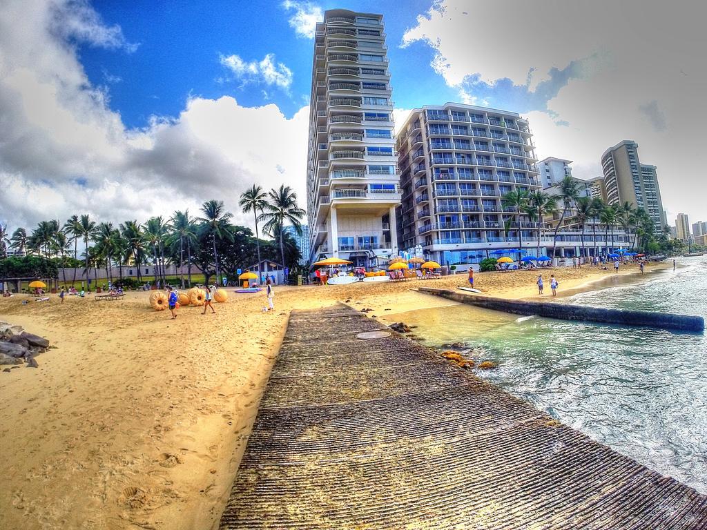 Апартаменти Waikiki Shore 515 Beachfront & Upgrade Гонолулу Екстер'єр фото